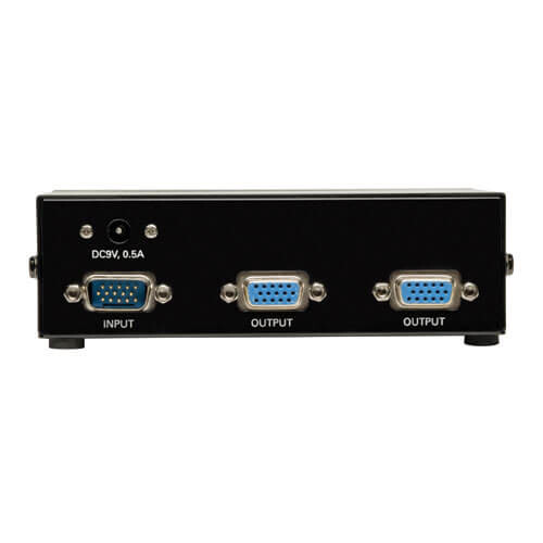 86c2768372b5e8c8bb2a1355371d048f Tripp Lite series 2-Port VGA/SVGA Video Splitter with Signal Booster, High Resolution Video, 350MHz, (HD15 M/2xF)