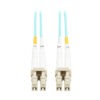 86df5600e6b78aa8b8ec2c28127a560d Tripp Lite series 10Gb Duplex Multimode 50/125 OM3 OFNP Fiber Patch Cable (LC/LC) - Aqua, 2 m (6.6 ft.), TAA