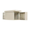 86f99f3012c6ab1631f22d289c935f99 Tripp Lite series SmartRack Industrial Enclosure - NEMA 3R, Wall Mount, Metal, Locking, Hinged Back, Fan With Thermal Switch, 32 in. Depth, 9U, Gray