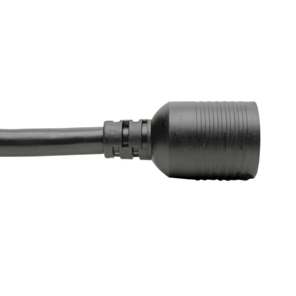 8715342e4bec9fbb3ba1161a0de9f053 Tripp Lite Power Extension Cord/Splitter, NEMA L6-20P to 2x NEMA L6-20R Y Splitter, Heavy-Duty, Locking - 20A, 250V, 10 AWG, 1 ft., Black - P039-001-2
