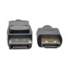 8733587579f99bd930805911afc7e82b-2 Tripp Lite series DisplayPort 1.2 to HDMI Active Adapter Cable (M/M), 4K 60 Hz, Gripping HDMI Plug, HDCP 2.2, 6 ft. (1.8 m), TAA