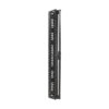 Tripp Lite series High-Capacity Vertical Cable Manager - Deep Double Finger Duct with Cover, Single Sided, 6 in. Wide, Black, 7 ft. (2.2 m)