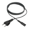 Tripp Lite series European Computer Power Cord, C7 to Schuko, 2.5A, 250V, 18 AWG, 6 ft. (1.83 m), Black