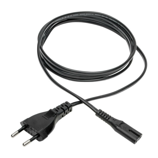 Tripp Lite series European Computer Power Cord, C7 to Schuko, 2.5A, 250V, 18 AWG, 6 ft. (1.83 m), Black