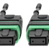 87736224df4ff713086624e45fc25210-3 Tripp Lite series MTP/MPO (APC) Singlemode Patch Cable (F/F), 12 Fiber, 40/100 GbE, QSFP+ 40GBASE-PLR4, Plenum, Push/Pull Tab, Yellow, 1 m (3.3 ft.)