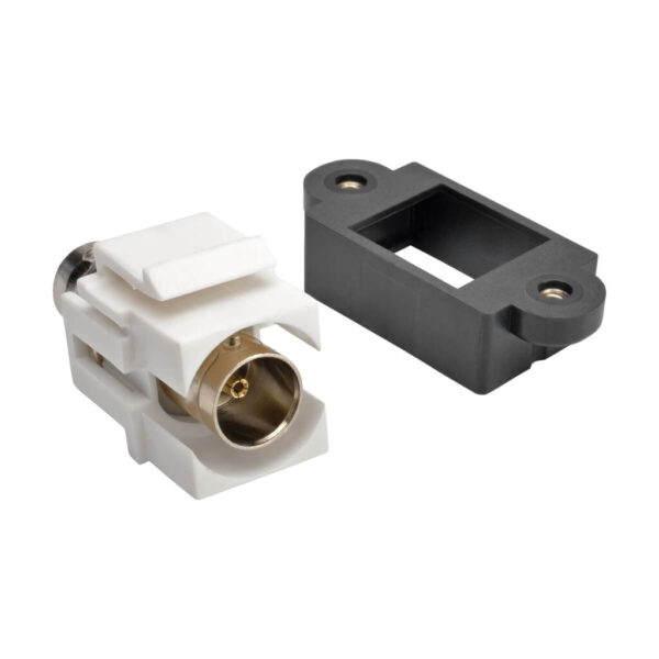 8773a4992e2c4fc81f8d6d902c679555 Tripp Lite series BNC All-in-One Keystone/Panel Mount Coupler (F/F), 75 Ohms