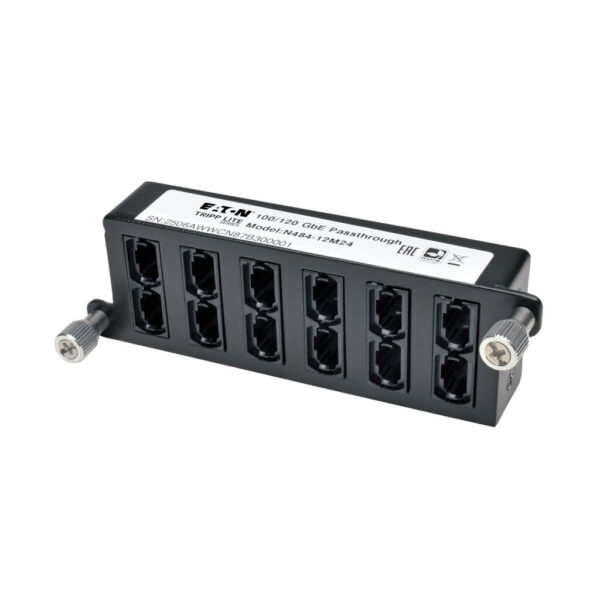 Tripp Lite series 100Gb/120Gb Pass-Through Cassette - (x12) 24-Fiber MTP/MPO ( Female )