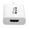 Tripp Lite series USB 3.2 Gen1 Type-C to HDMI 4K Adapter with Alternate Mode - DP 1.2, White