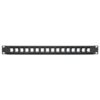Tripp Lite series 16-Port 1U Rack-Mount Unshielded Blank Keystone/Multimedia Patch Panel, RJ45 Ethernet, USB, HDMI, Cat5e/6