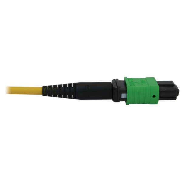 87c3dac90a968a20eee94f0948fbbd3f-2 Tripp Lite series 40/100G Singlemode 9/125 OS2 Fiber Optic Cable (12F MTP/MPO-APC F/F), LSZH, Yellow, 3 m (9.8 ft.)
