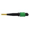 Tripp Lite series 40/100G Singlemode 9/125 OS2 Fiber Optic Cable (12F MTP/MPO-APC F/F), LSZH, Yellow, 2 m (6.6 ft.)