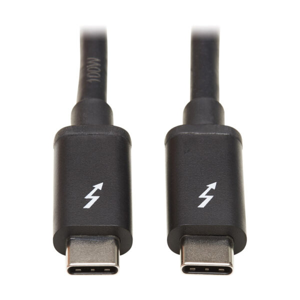 Tripp Lite series Thunderbolt 3 Passive Cable (M/M) - 20 Gbps, 5A 100W Power Delivery, 4K/60 Hz, 1M (3.28 ft.), Black