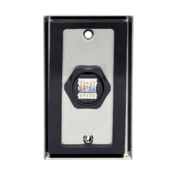Tripp Lite series Keystone Jack Cat6/Cat5e, RJ45, Shielded, Dust Cap, Industrial - 110 Punch Down, IP68, TAA