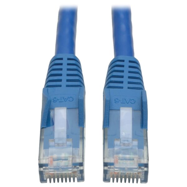 Tripp Lite series Cat6 Gigabit Snagless Molded (UTP) Ethernet Cable (RJ45 M/M), PoE, Blue, 50 ft. (15.24 m)