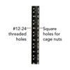 87dda02662b54c82fac1742404a65c7c Tripp Lite series SmartRack 10U Low-Profile Switch-Depth Wall-Mount Small Rack Enclosure, Clear Acrylic Window, Hinged Back