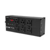 Tripp Lite series Isobar 6-Outlet Surge Protector, 10 ft. (3.05 m) Cord, Right-Angle Plug, 3840 Joules, 2 USB Ports, Metal Housing