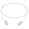 Tripp Lite series Safe-IT Cat6a 10G Snagless Antibacterial Slim UTP Ethernet Cable (RJ45 M/M), White, 2 ft. (0.61 m), TAA