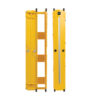87e8fd253f9dab4c664c5222f61edfef Tripp Lite series High-Capacity Vertical Cable Manager - Deep Double Finger Duct with Cover, Single Sided, 6 in. Wide, Yellow, 7 ft. (2.2 m)
