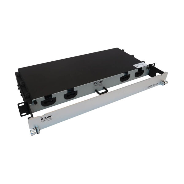 Tripp Lite series Preloaded Fiber Panel, 1U - 6x (4x LC/LC Duplex M/M) 8F Trunk Cables, OM4 Multimode, 10 m (32.8 ft.)
