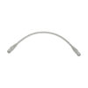 Tripp Lite series Cat6a 10G Snagless Molded UTP Ethernet Cable (RJ45 M/M), PoE, White, 1 ft. (0.3 m)