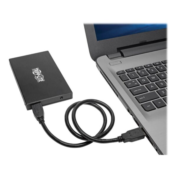 Tripp Lite series USB 3.1 Gen 1 (5 Gbps) 2.5 in. SATA SSD/HDD to USB-A Enclosure Adapter with UASP Support
