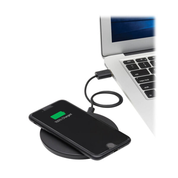 Tripp Lite U280-Q01FL-BK mobile device charger Smartphone Black USB Wireless charging Indoor