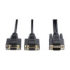 88c802a10fbea1416e6ce6e73e0b7829 Tripp Lite series High Resolution VGA Monitor Y Splitter Cable (HD15 M to 2x HD15 F), 6 ft. (1.83 m)