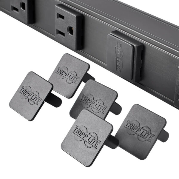 Tripp Lite series 16-Outlet Vertical Power Strip, 120V, 15A, NEMA 5-15P, 15 ft. (4.57 m) Cord, 48 in., Black Housing