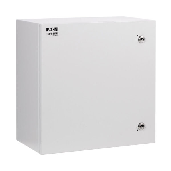 Tripp Lite series SmartRack Outdoor Industrial Enclosure with Lock - NEMA 4, Surface Mount, Metal Construction, 18 x 18 x 6 in., Gray