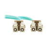 8901dcea0d8d4ffc51472e070f9b605d-1 Tripp Lite series 10Gb Duplex Multimode 50/125 OM3 OFNP Fiber Patch Cable (LC/LC) - Aqua, 5 m (16.4 ft.), TAA