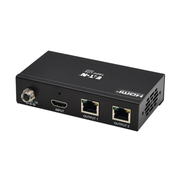 890678f40f5ade493641cdf3e03625d6 Tripp Lite series 2-Port HDMI over Cat6 Extender Kit, Splitter/2x Pigtail Receivers - 4K 60 Hz, HDR, 4:4:4, PoC, 230 ft. (70.1 m), TAA
