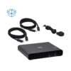 Tripp Lite series 2-Port USB-C KVM Dock - 4K HDMI, USB 3.2 Gen 1, USB-A Hub, Remote Selector, 85W PD Charging, Black, TAA
