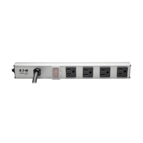 Tripp Lite series 4-Outlet Vertical Power Strip, 2-15A & 2-20A, 120V, 15 ft. (4.57 m) Cord, 5-20P, 12 in.