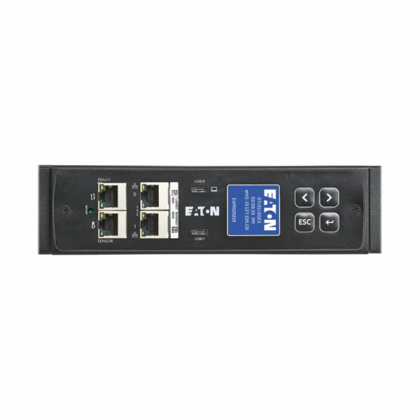 8950343db7af75ae9b345555c584fcfa Eaton 3-Phase Managed Rack PDU G4, 120/208V, 24 Outlets, 16A, 5.8kW, L21-20 Input, 10 ft. Cord, 0U Vertical