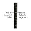 Tripp Lite series SmartRack 9U Low-Profile Switch-Depth Wall-Mount Mini Rack Enclosure, Clear Acrylic Window
