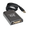 Tripp Lite series USB 2.0 to DVI/VGA External Multi-Monitor Video Card, 128 MB SDRAM, 1920 x 1080 (1080p) @ 60 Hz