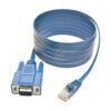 Tripp Lite series RJ45 to DB9F Cisco Serial Console Port Rollover Cable, 6 ft. (1.83 m)