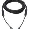 Tripp Lite series USB-C Full-Function Active Cable (M/M) with Repeater - USB 3.2 Gen 2 (10 Gbps), 8K 60 Hz, 60W PD Charging, 5 m (16.4 ft.), Black