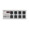 Tripp Lite series Isobar 8-Outlet Surge Protector, 12 ft. Cord with Right-Angle Plug, 3840 Joules, Diagnostic LEDs, Tel/Fax/Modem, Metal
