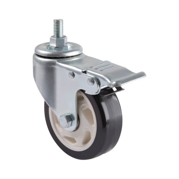 Tripp Lite series Locking Caster Kit for Rolling TV/Monitor Carts - Heavy Duty, Swivel, 4 in. Diameter, 4 Casters