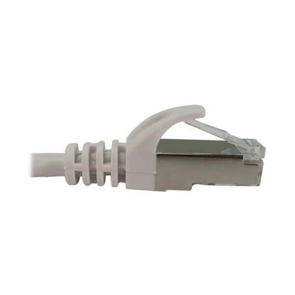 Tripp Lite series Cat6a 10G Snagless Shielded Slim STP Ethernet Cable (RJ45 M/M), PoE, White, 25 ft. (7.6 m)