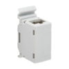 Tripp Lite series Cat6a Shielded In-Line DIN-Rail Mountable Snap-In Coupler (RJ45 F/F), TAA