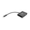 8a71cea8b6f7c085c16bc61f50e35c33 Tripp Lite series USB-C to VGA Adapter with PD Charging, Black - U444-06N-VB-C