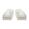 8a9c975dea4f20ef9b2af98bcd608989-1 Tripp Lite series Cat6 Gigabit Molded (UTP) Ethernet Cable (RJ45 M/M), PoE, White, 25 ft. (7.62 m)