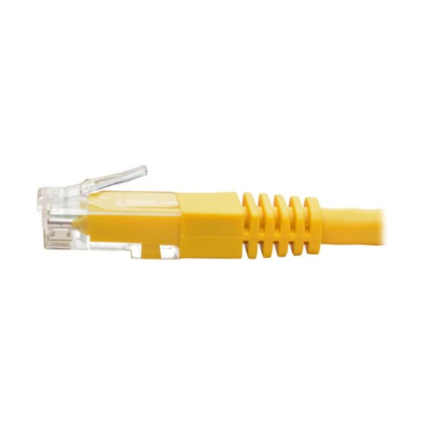8aa7edd81591e4d8928b7b64260cf61d-4 Tripp Lite series Cat6 Gigabit Molded (UTP) Ethernet Cable (RJ45 M/M), PoE, Yellow, 7 ft. (2.13 m)