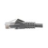 8ad1770a38097dce37035e1df7cba7a5 Tripp Lite series Cat6 Gigabit Snagless Molded (UTP) Ethernet Cable (RJ45 M/M), PoE, Gray, 6-in. (15.24 cm)