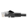 Tripp Lite series Cat6 Gigabit Snagless Molded (UTP) Ethernet Cable (RJ45 M/M), PoE, Black, 35 ft. (10.67 m)