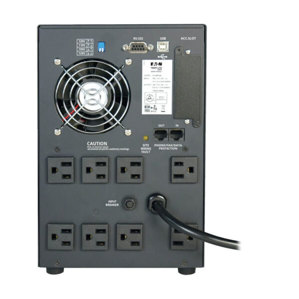 Tripp Lite series SmartPro 120V 1.5kVA 900W Line-Interactive Sine Wave UPS, Tower, Network Card Options, USB, DB9, 8 Outlets
