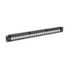 8b12a088ea176d85620dc0d2c8b55183 Tripp Lite series 24-Port Cat6a Feed-Through Patch Panel - 4PPoE Compliant, 1U Rack-Mount, RJ45 Ethernet, Black, TAA