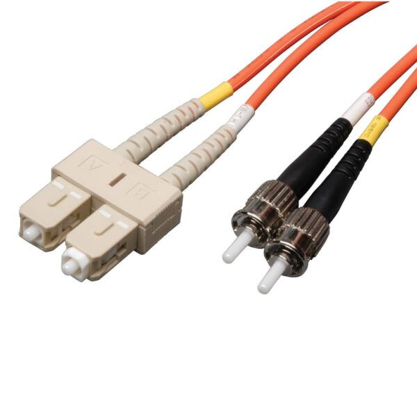 Tripp Lite series Duplex Multimode 62.5/125 Fiber Patch Cable (SC/ST), 8M (25 ft.)